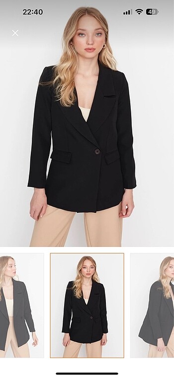 Blazer ceket