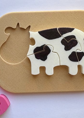 İnekli Yapboz 2-4 Yaş - Görsel 4