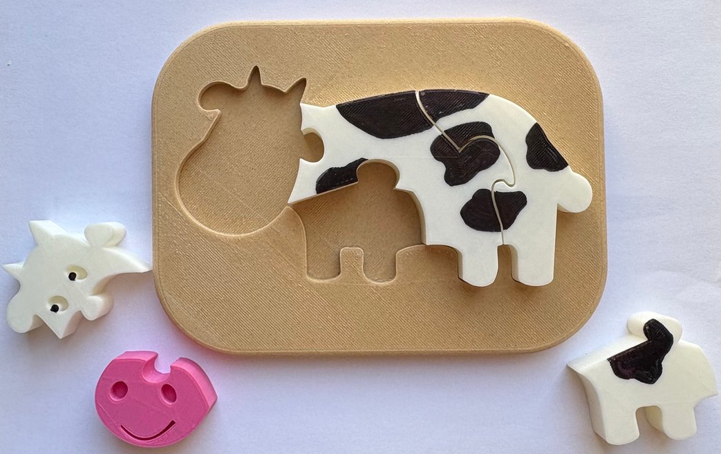 İnekli Yapboz 2-4 Yaş - Görsel 3