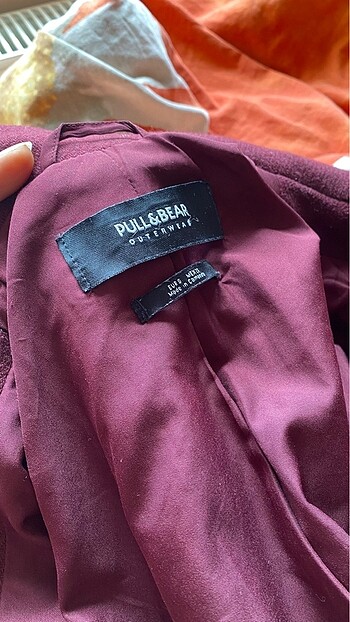 Pull and Bear Pul and bear kaşe kaban