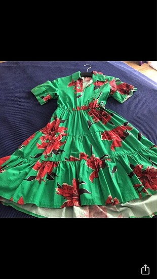 Zara desenli elbise