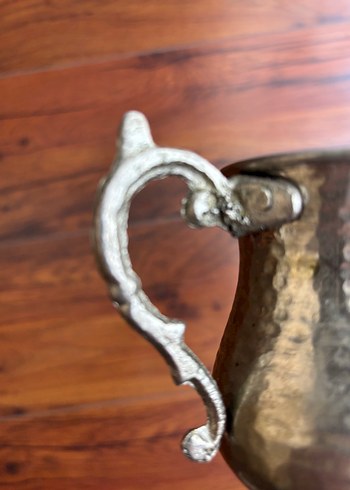 American Vintage Kalaylı bakırdan Dövme Metal maşraba
