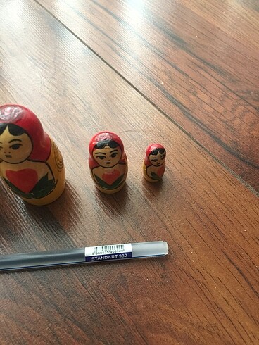 Beden sarı Renk Matruşka biblo