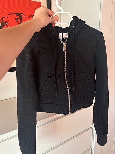 s Beden siyah Renk H&M crop üst
