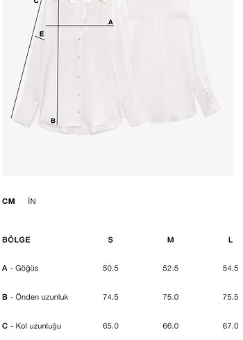 s Beden Zara Zw Oversize Gömlek