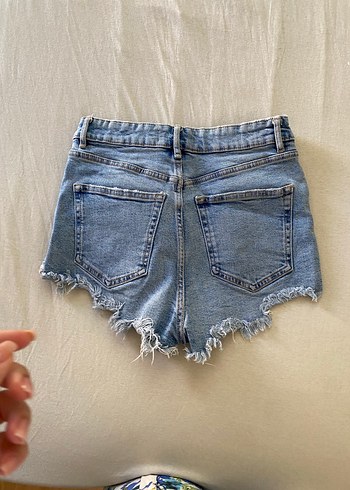 m Beden Mavi Mini Denim Şort