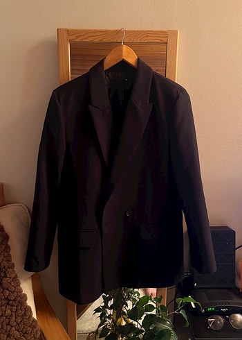 Zara Sik Siyah Tek Dugmeli Blazer Ceket