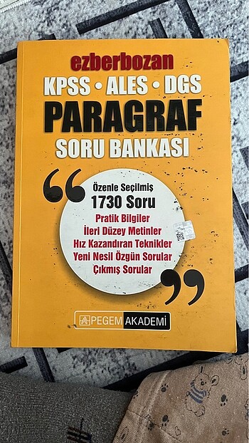 Kpss pegem akademi paragraf soru bankası çözülü