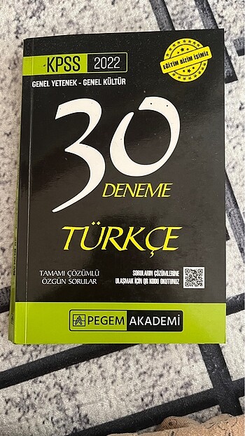 Kpss türkçe 30 deneme çözülü