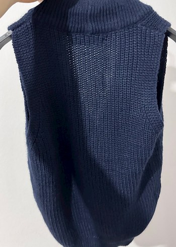 Lacivert Triko Kadın Süveter - Görsel 2