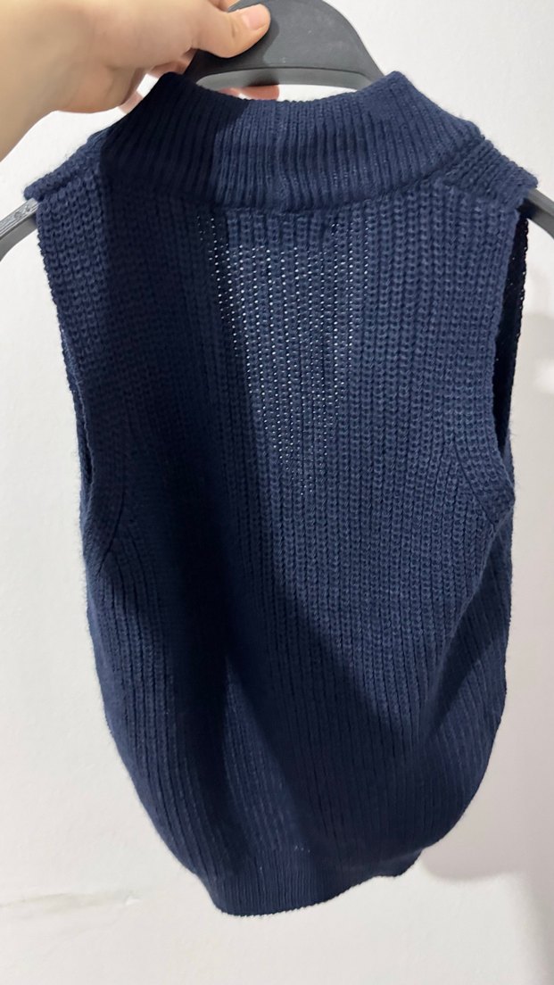 Lacivert Triko Kadın Süveter - Görsel 2