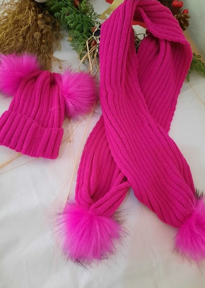 fusya atkı bere - Görsel 2