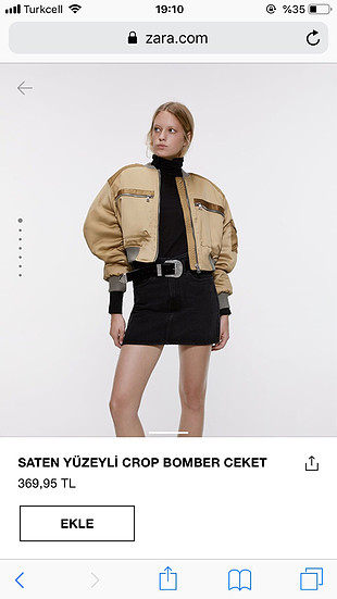 s Beden Bomber ceket zara