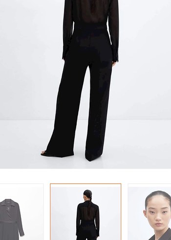 Kadın Siyah Midi Uzun Kollu Tulum - Görsel 3