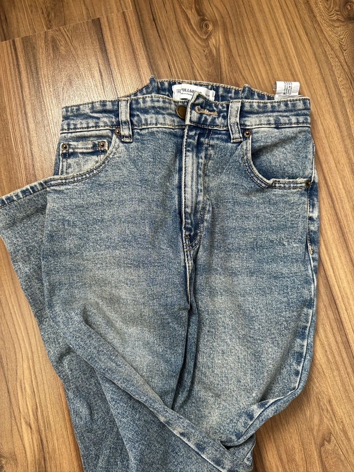 Gri Mavi Normcore Midi Kadın Denim Pantolon - Görsel 2