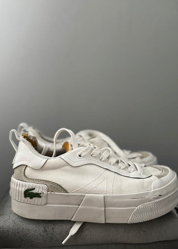 Beyaz Platform Topuklu Kadın Spor Ayakkabı - Görsel 2