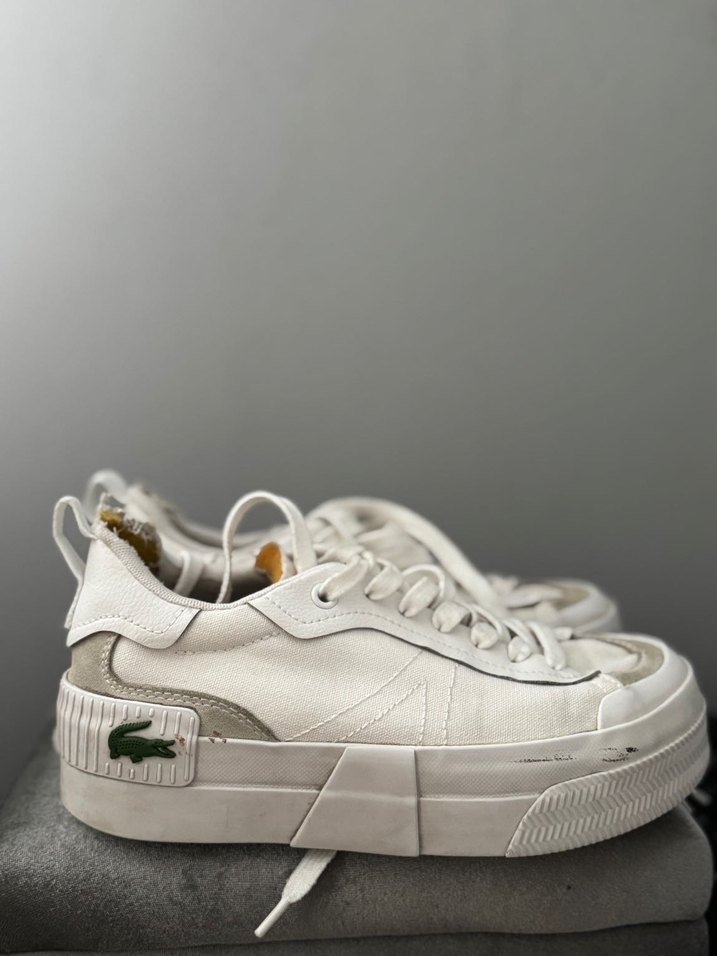 Beyaz Platform Topuklu Kadın Spor Ayakkabı - Görsel 2