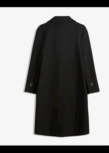 Siyah Düğmeli Uzun Kaban - Görsel 2