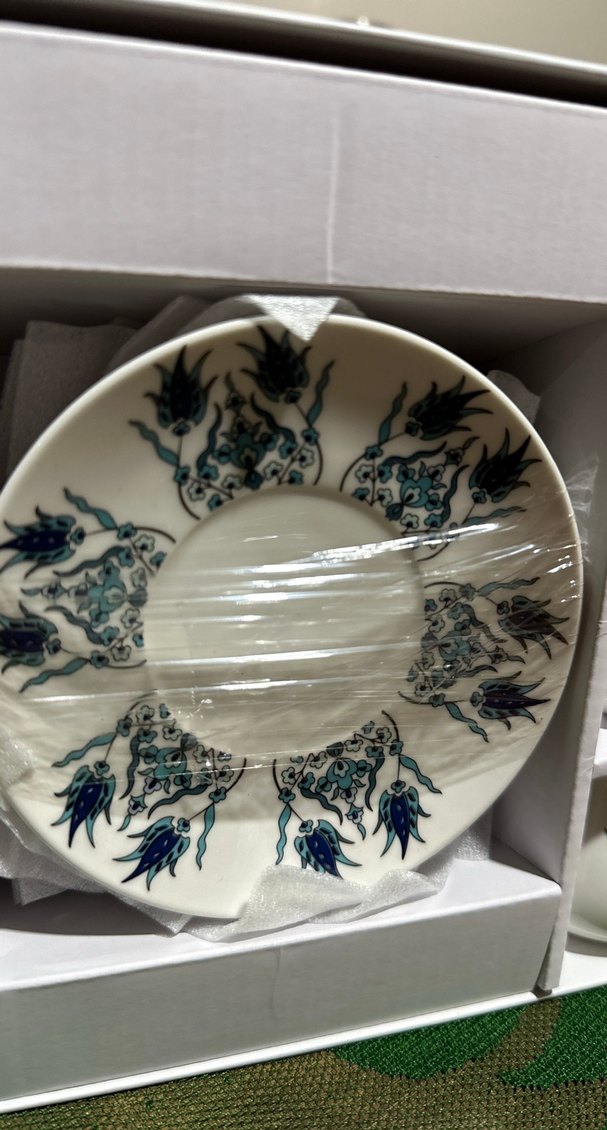 Karaca 6'lı Beyaz Kahve Fincan Takımı Özel Bursa Serisi - Görsel 3