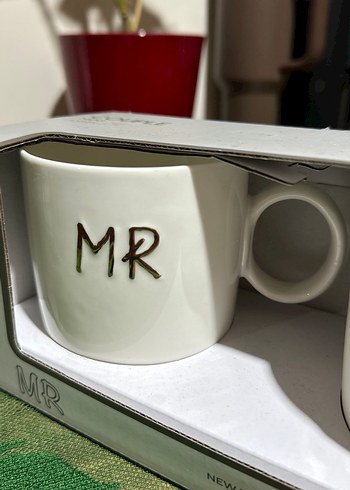 Korkmaz MR ve MRS Yazılı Seramik Kupa Seti - Görsel 5