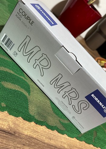 Korkmaz MR ve MRS Yazılı Seramik Kupa Seti - Görsel 3