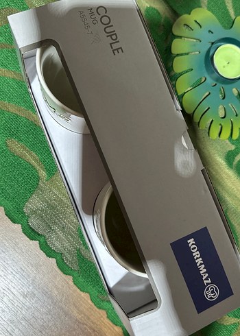 Korkmaz MR ve MRS Yazılı Seramik Kupa Seti - Görsel 2