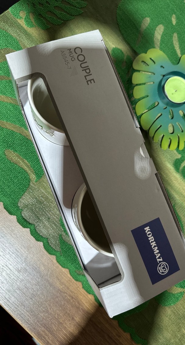 Korkmaz MR ve MRS Yazılı Seramik Kupa Seti - Görsel 2