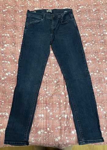 Gri Mavierkek Regular Fit Denim Pantolon