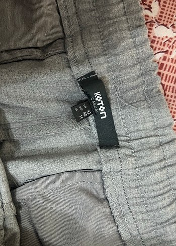 32 Beden Düğmeli Gri erkek şort