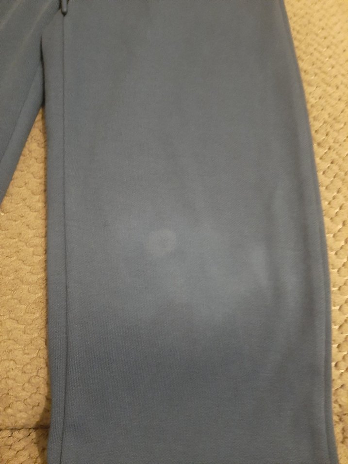 Bol Kesim Kemerli Denim Eşofman - Görsel 5