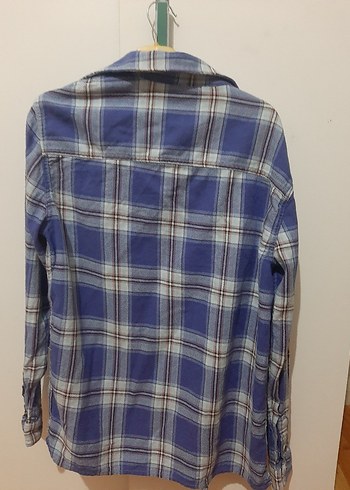 Bağlama Desenli Düğmeli Kadın Gömlek - Görsel 2