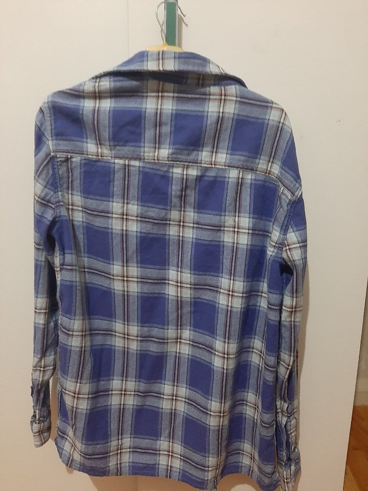 Bağlama Desenli Düğmeli Kadın Gömlek - Görsel 2