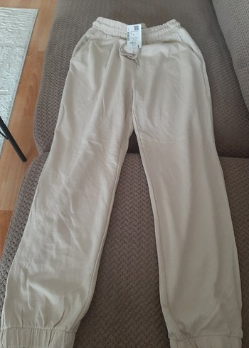 BejKadın Salaş Pamuklu Eşofman Altı - Görsel 3