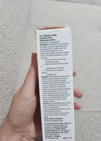 Avène SunsiMed KA SPF 50+ Güneş Koruyucu - Görsel 4