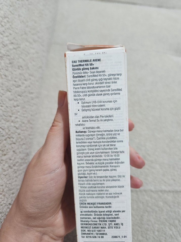 Avène SunsiMed KA SPF 50+ Güneş Koruyucu - Görsel 4