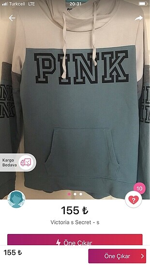 VS Pink sweatshirt ve tayt