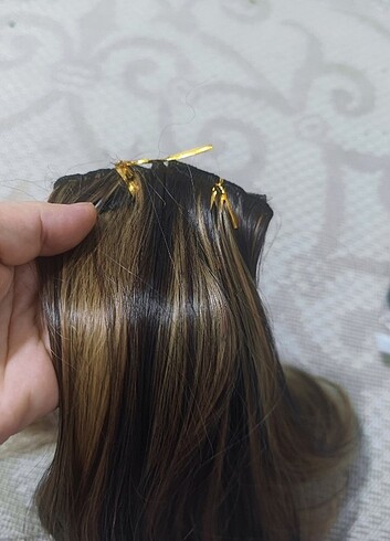  Beden Renk Fiber sentetik postiş set