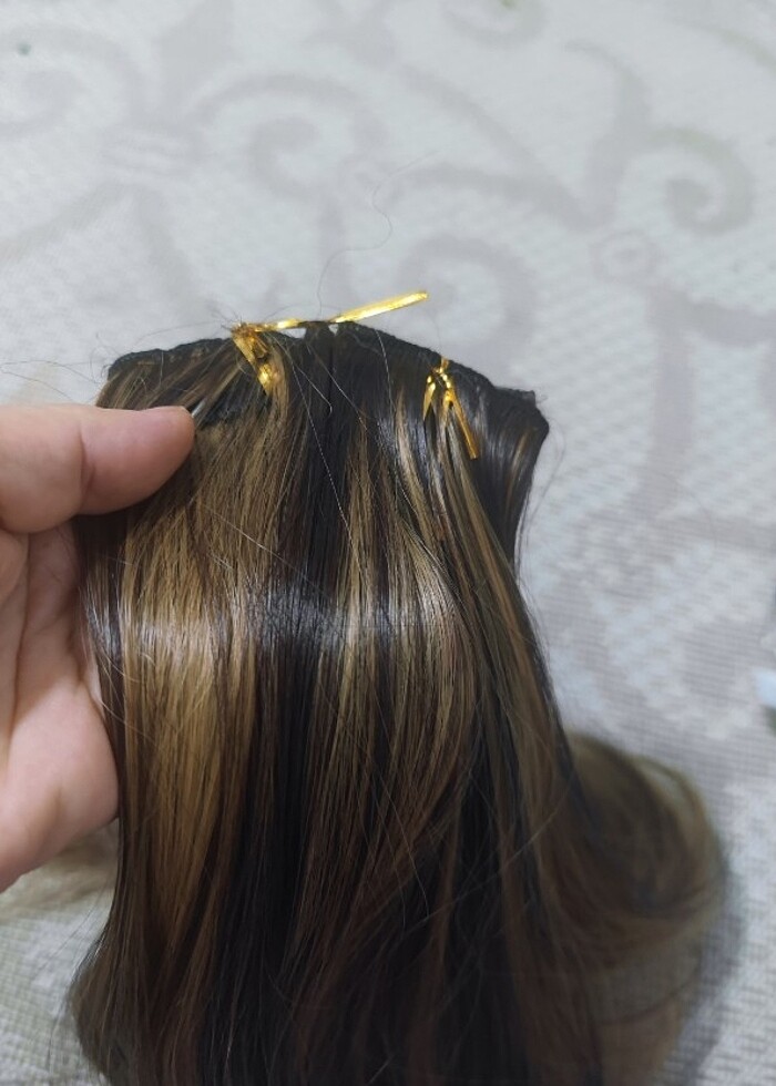 Fiber sentetik postiş set - Görsel 4