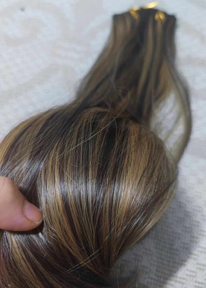 Fiber sentetik postiş set - Görsel 2