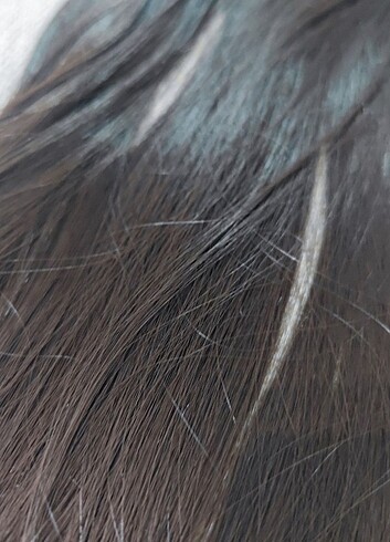 85 cm fiber sentetik yarım ay postiş - Görsel 4