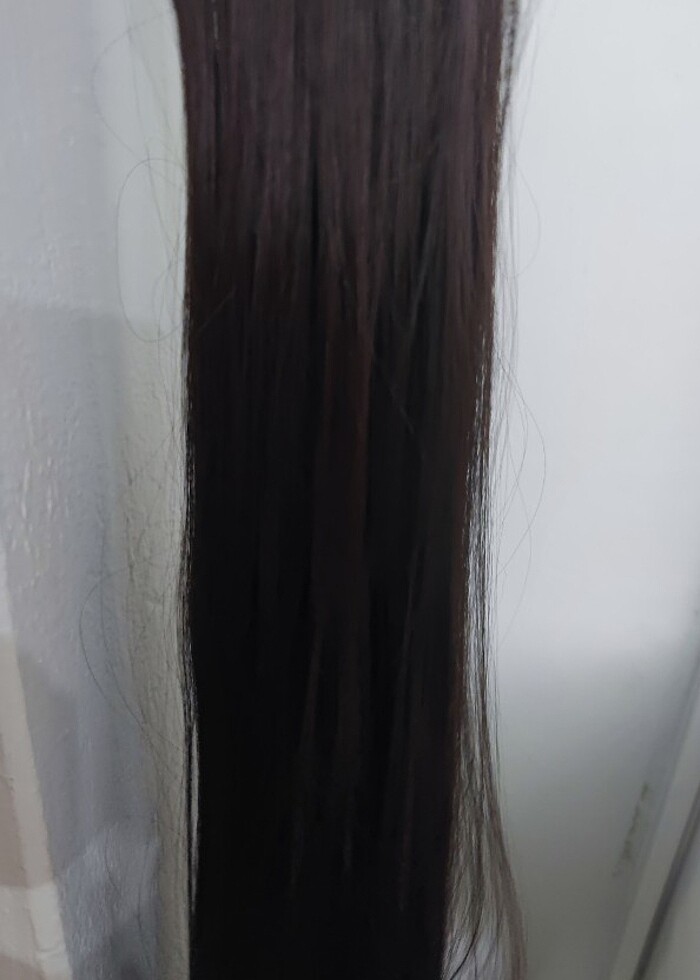 85 cm fiber sentetik yarım ay postiş - Görsel 2