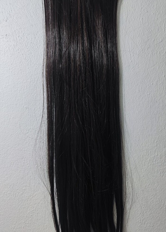 85 cm fiber sentetik yarım ay postiş - Görsel 5