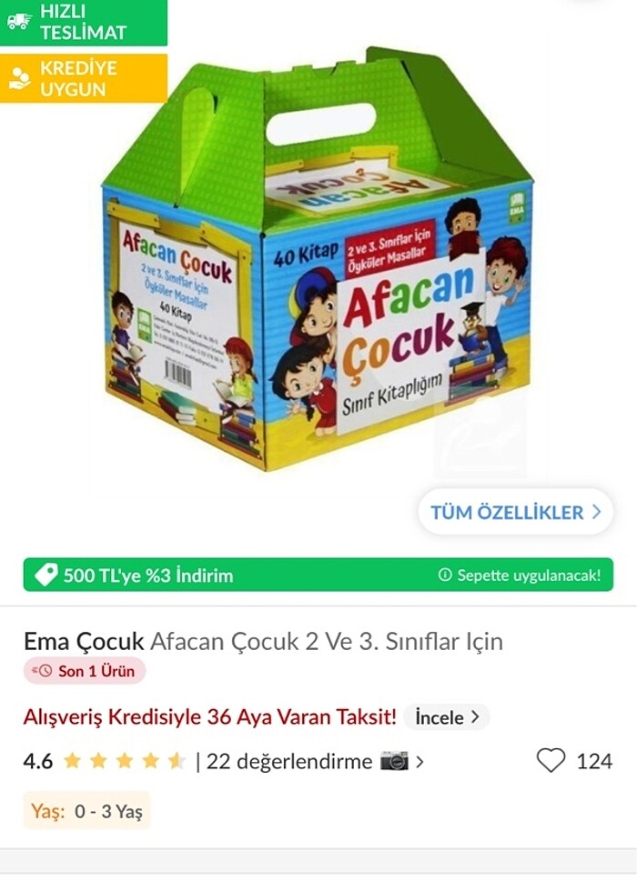Afacan çocuk kitap serisi2.3 sınıf için öyküler masallar - Görsel 5