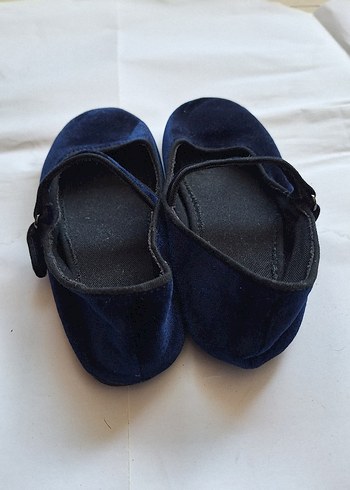 Kız Çocuk Lacivert Tokalı Babet Ayakkabı - Görsel 2