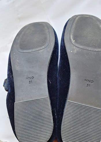 Kız Çocuk Lacivert Tokalı Babet Ayakkabı - Görsel 4