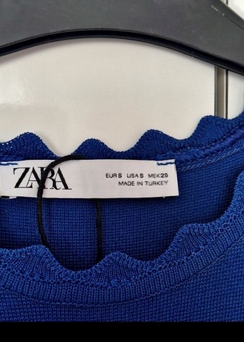 Lacivert Piliseli Uzun Kollsuz Elbise - Görsel 2