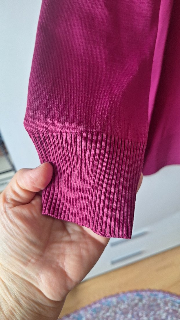 SİTARE Fermuarlı Yüksek Yakalı Kadın Kazak - Görsel 3