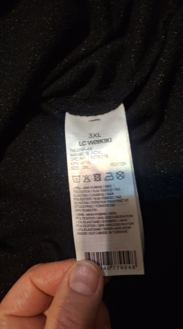 Siyah Yüksek Yakalı Uzun Kollu Salaş Kazak - Görsel 5