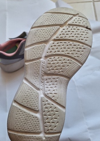 Kız Çocuk Gri Spor Ayakkabı Velcro - Görsel 5