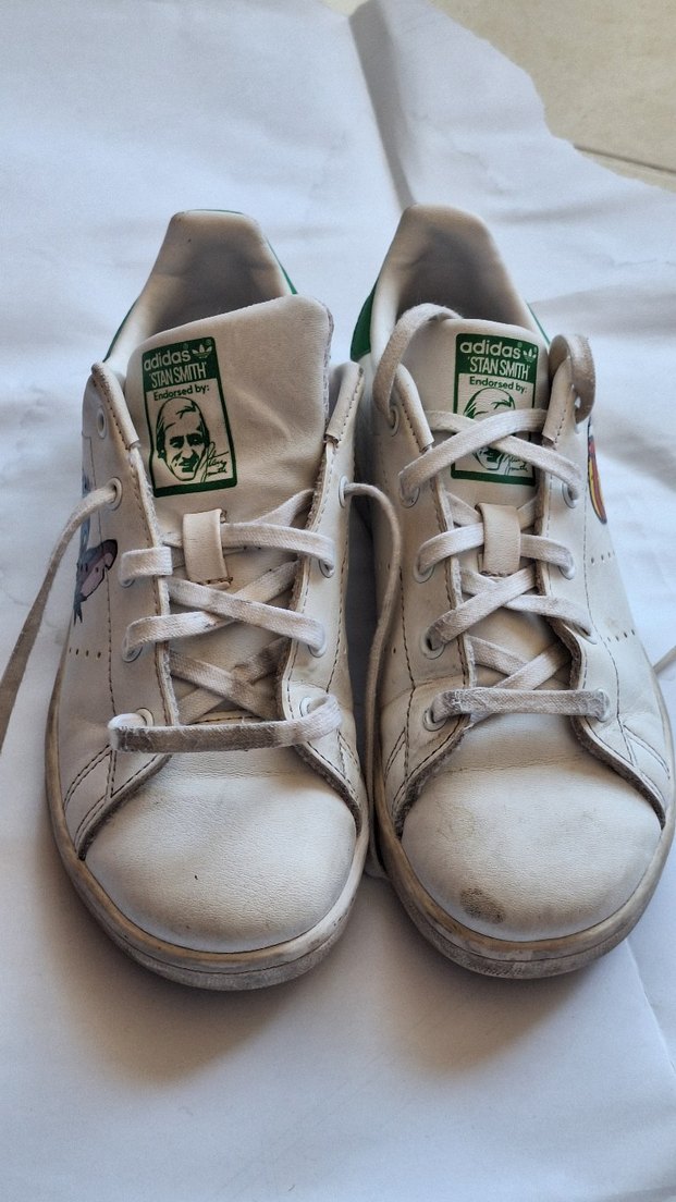 Beyaz Adidas Stan Smith Spor Ayakkabı - Görsel 3